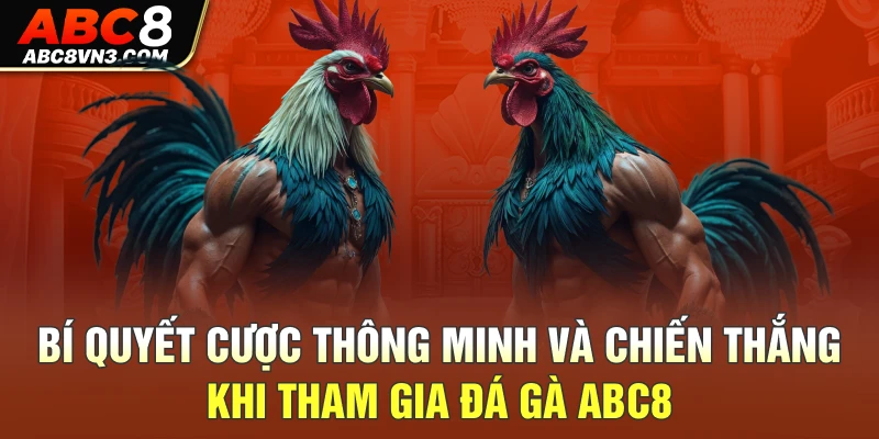 Bí quyết cược thông minh và chiến thắng khi tham gia đá gà ABC8