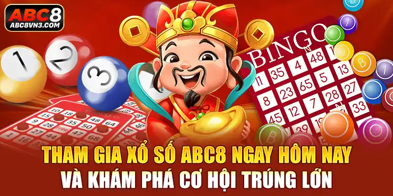 Tham gia xổ số ABC8 ngay hôm nay và khám phá cơ hội trúng lớn.