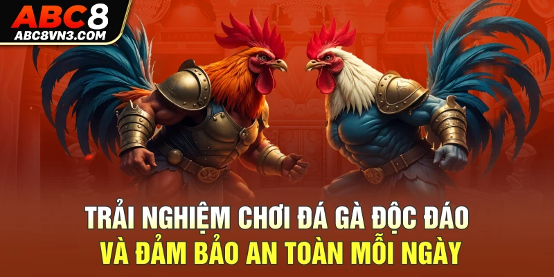 Trải nghiệm chơi đá gà độc đáo và đảm bảo an toàn mỗi ngày